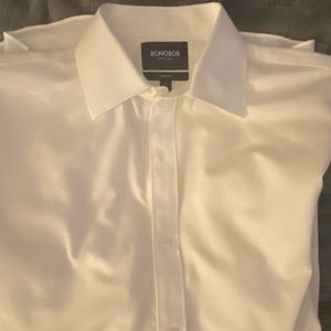 Bonobos White Daily Grind dress shirt. Size 16 neck, 34 arms.